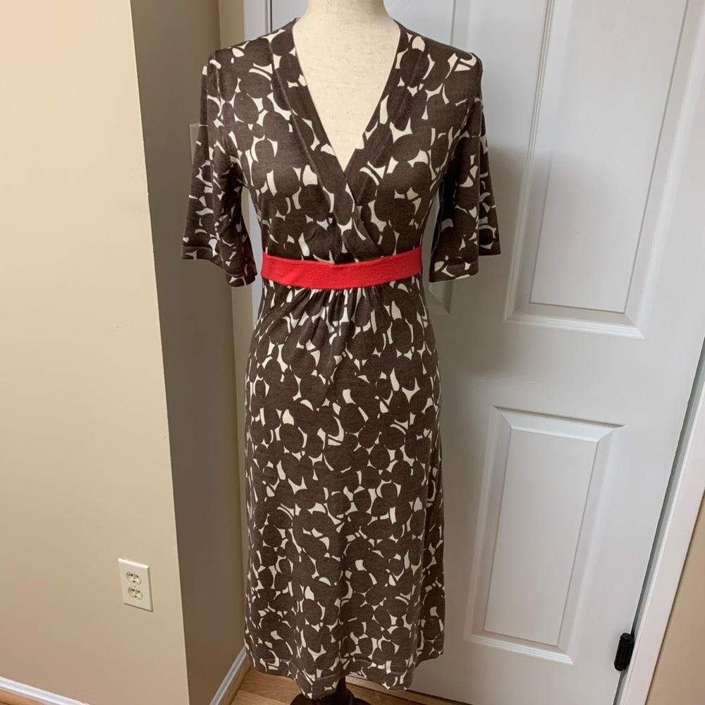 Boden retro wool sweater dress